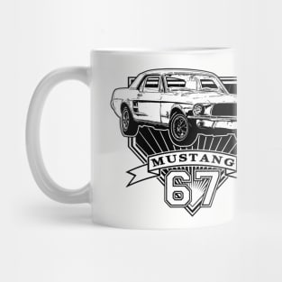 67 Mustang Coupe Mug